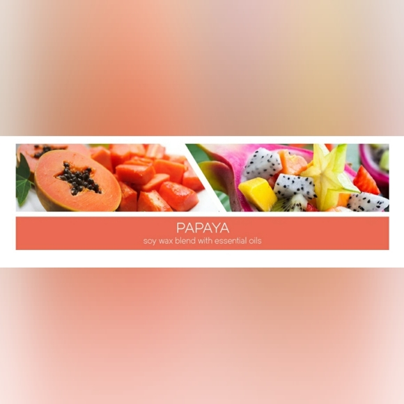 Goose Creek PAPAYA Large 3-Wick Candle, 14.5 oz - Picture 5 of 5